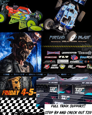 Track Support at Psycho Nitro Blast & Top Notch at Thunder Alley