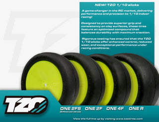 NEW! TZO 1/10 slicks