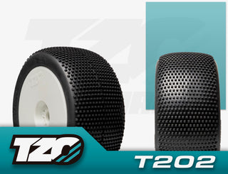 T202 Clay Truggy Non-Glued Pair (2pcs)
