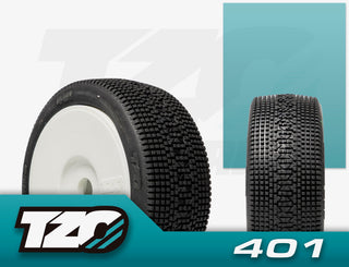 401 Car Set Non-Glued (Tires+Inserts+Rims)