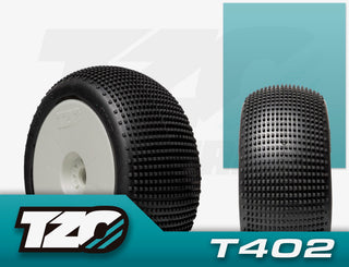 T402 Clay Truggy Non-Glued Pair (2pcs)