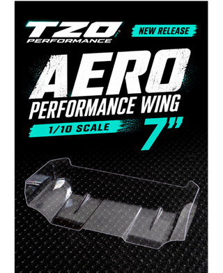 1/10 Aero Lexan Performance Wing – 7” Pre-Cut