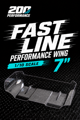 1/10 FastLine   Lexan Performance Wing – 7” Pre-Cut