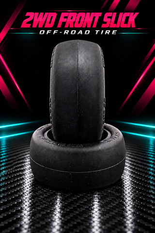 1/10 2WD 2.2 Front 2F Buggy Tire + with Foam (1 Pair)