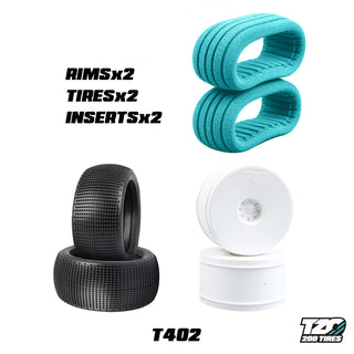 T402 Truggy Non-Glued Pair (2pcs)