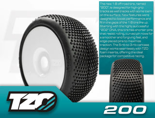 200 Pre-Glued Set 4pcs